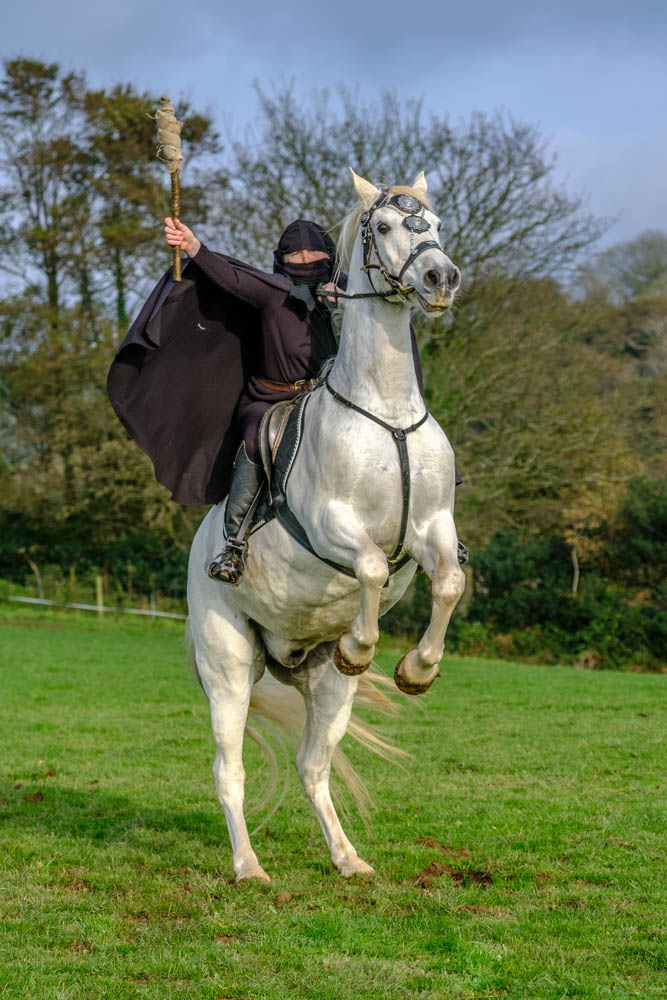 Rainbow in a music video.