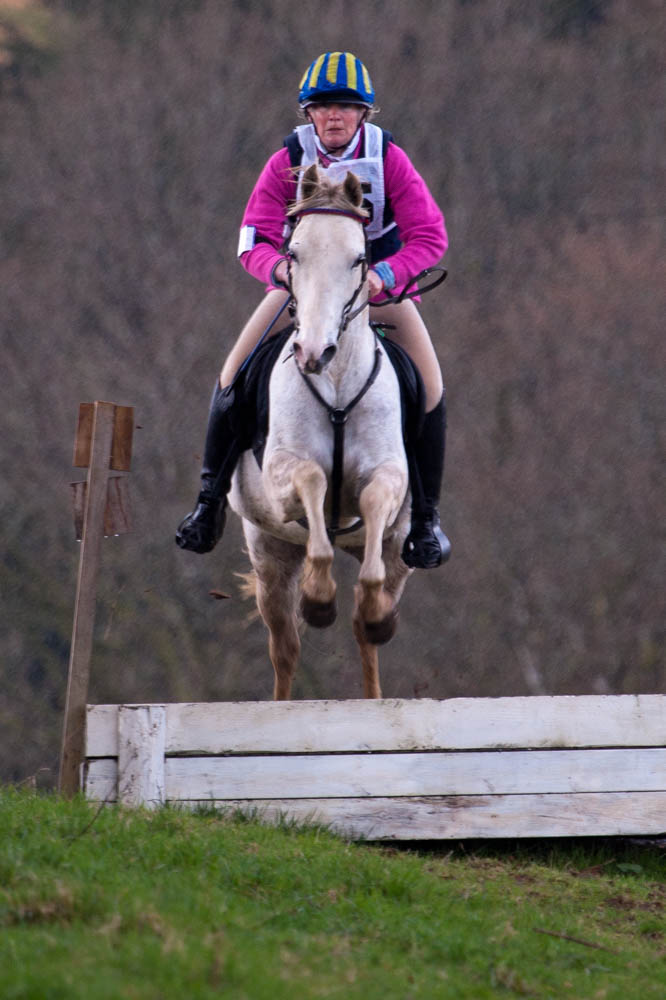 Jane eventing on Zeus.