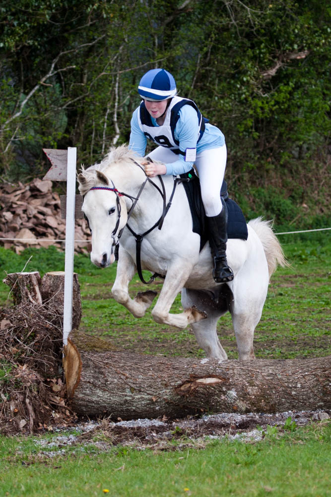 Georgina eventing on Zeus.